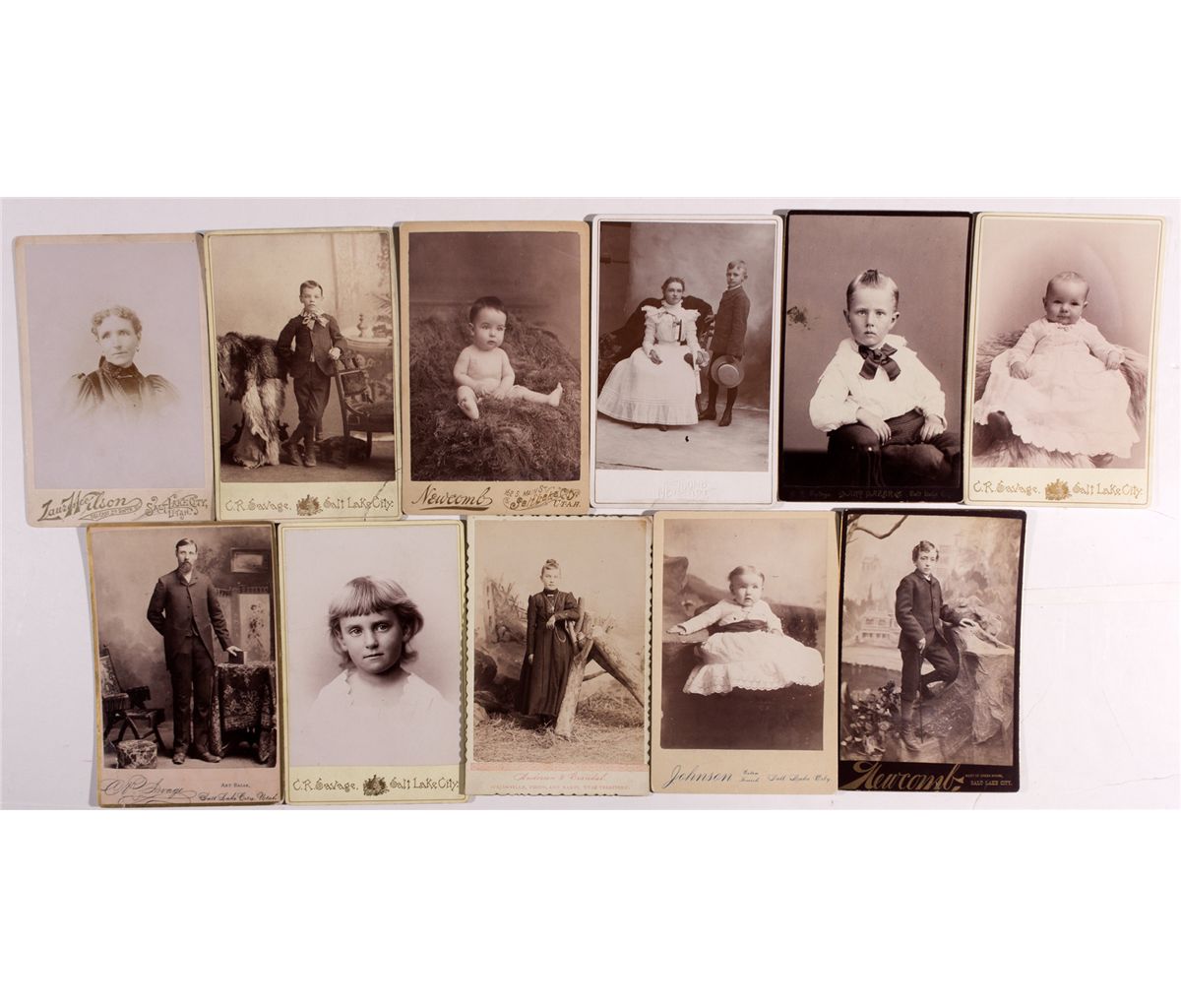Cabinet Cards Ut Salt Lake City C1880s 1900