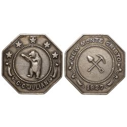 New Monte Cristo Token WA - , - 1927 -