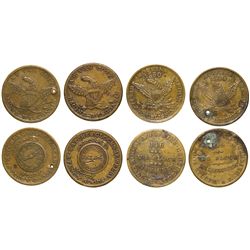 1850s Wisconsin Tokens WI - , -  -