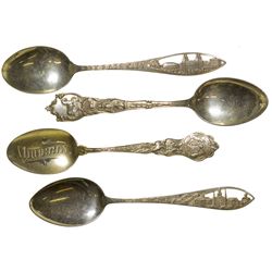 Ornate Silver Spoons  - , -  -