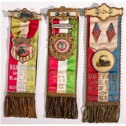 Railroad Union Parade Ribbons  - , -  -