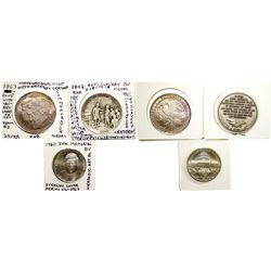 Silver Commemorative Medals  - , -  -