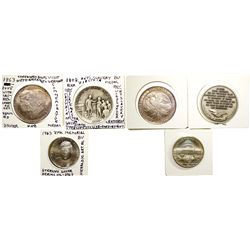 Silver Commemorative Medals  - , -  -