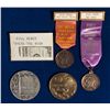 Image 1 : Award Medals and Ribbons CA - , - 1963,1983,1984 - Tokens