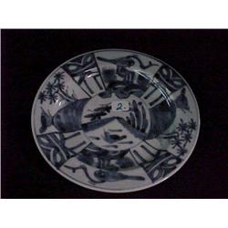 Antique Japanese, Arita blue and white plate