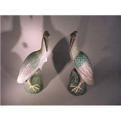Pair of tall and attractively modeled, Chines