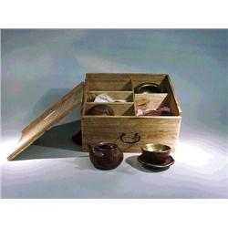 Lot of Japanese and Chinese objects: old lacq