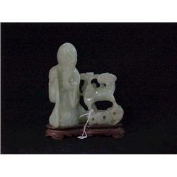 Well-detailed old, Chinese carved translucent