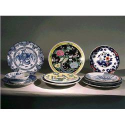 Group of ten, old and antique, English and Ja