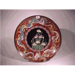 Finely detailed and antique, Japanese enamel
