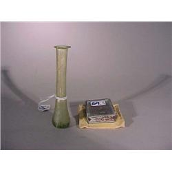 Two ancient artifacts: Roman or Egyptian glas