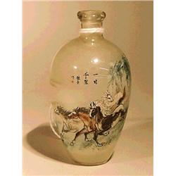 Very finely detailed, Chinese inside painted