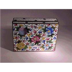 Elaborate and old, Japanese cloisonné enamel