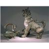 Image 1 : Two old, Southeast Asian bronzes: kylin with