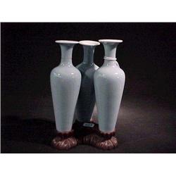 Antique Chinese, "Clair-de-Lune" glazed porce