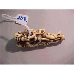 Finely carved and very attractively patinated