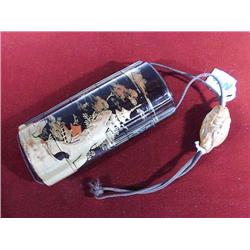 Well-decorated and antique, four-case lacquer