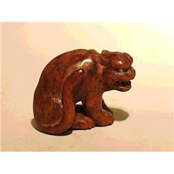Very finely carved and patinated, antique box
