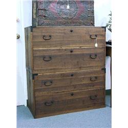 Good, old Japanese two-section kiri wood tans
