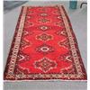 Image 1 : Attractive, Sandjan wool runner with navy-blu
