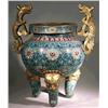 Image 1 : Large and older, Chinese cloisonné enameled t