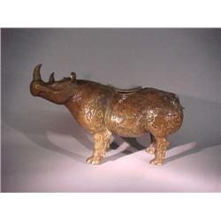 Large, Chinese archaistic bronze model of a r