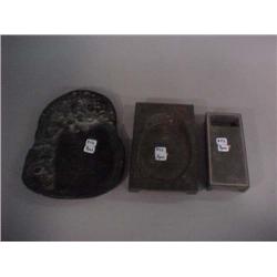 Three Chinese ink stones