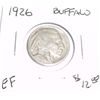 Image 1 : 1926 BUFFALO NICKEL RED BOOK VALUE IS $12.00 *RARE EXTRA FINE HIGH GRADE - NICE NICKEL*!