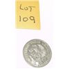 Image 2 : 1960 MEXICO CINCO CENTAVOS *HOLED FOR NECKLACE* SILVER COIN!!!