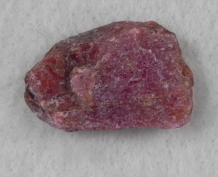 Meroon Stone 41.5ct Rough Ruby Maroon Gemstone