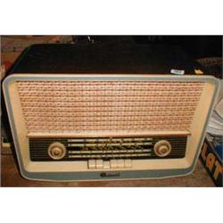 A large c1930's Pye Continental radio with...