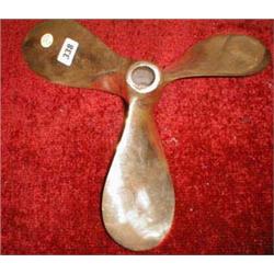 An early C20th bronze propeller...