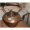 Image 1 : A large C19th copper kettle...