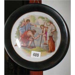 Two late C19th decorative wall plates of c...