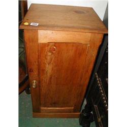 A C19th pine pot cupboard...