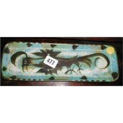 A Celtic pottery pen tray - Folksie patter...