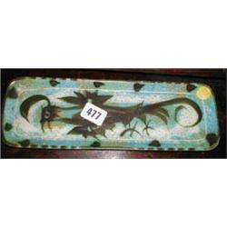 A Celtic pottery pen tray - Folksie patter...