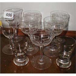 A quantity of C19th and later glasses...