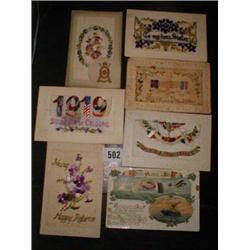A quantity of early C20th embroidered post...