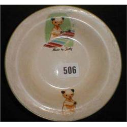 A "Music by Sooty" bowl. Reg by Sooty conc...
