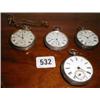 Image 1 : A "Corte'Bert" pocket watch with Albert ch...