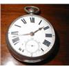 Image 1 : A silver pocket watch - hallmark for Londo...
