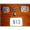 Three hair broaches, one inscribed around ...