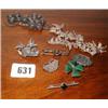 A quantity of mainly silver jewelry includ...