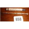 A C19th gold propelling pencil with chased...