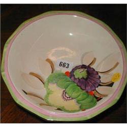 A Losol ware footed Art Deco footed bowl...