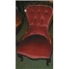 Image 1 : A reproduction C19th nursing chair with pi...