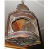 Image 1 : A C19th copper "Port" light lacks glass...
