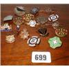Image 1 : A small collection of mainly enamelled bad...