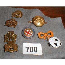 A quantity of badges...